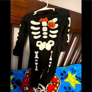Skeleton Halloween Onesie